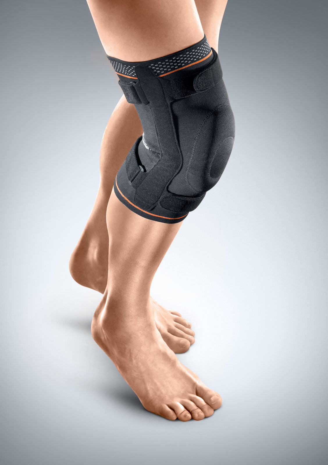 Putting on United Ortho Anterior Functional Knee Brace 