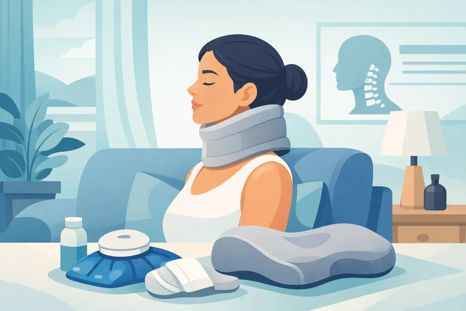 Neck Support for Whiplash Recovery at Home