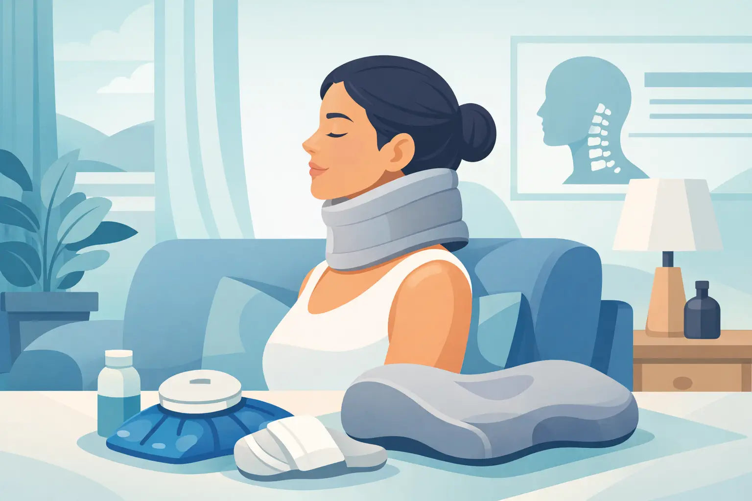 Neck Support for Whiplash Recovery at Home